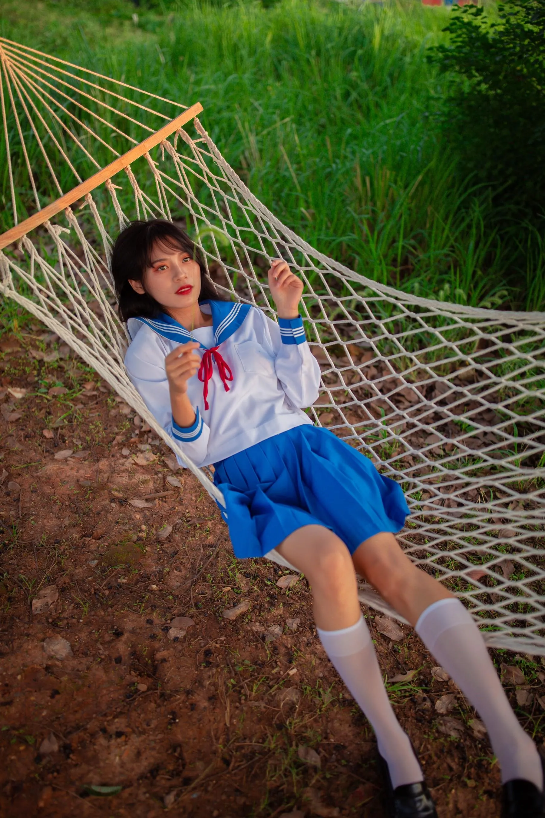 [YITUYU艺图语]2022.02.02 JK少女 一只橙子 [48P]插图9